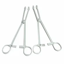 5 шт./упак. одноразовые пластиковые гемостатические щипцы стоматологические инструменты Белые ножницы изогнутые наконечники стоматология напольное средство первой помощи