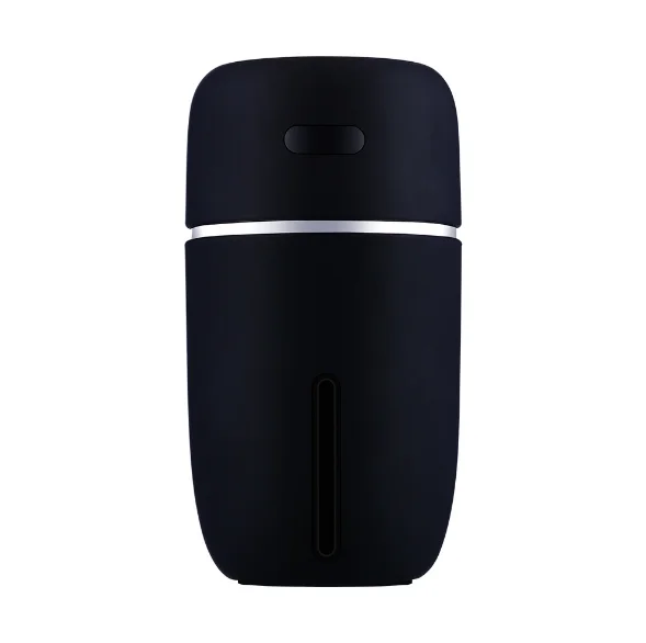 Портативный увлажнитель воздуха с USB Cute I, мини домашний увлажнитель воздуха для автомобиля, Настольный увлажнитель, 200 мл, цветной светильник, диффузор - Цвет: black