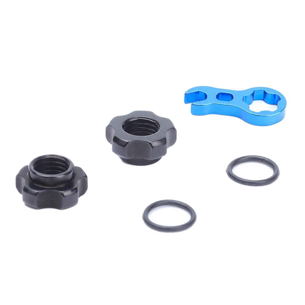 Alloy Bike Valve Adapter Removal Converts Schrader to Presta Conversion Nut