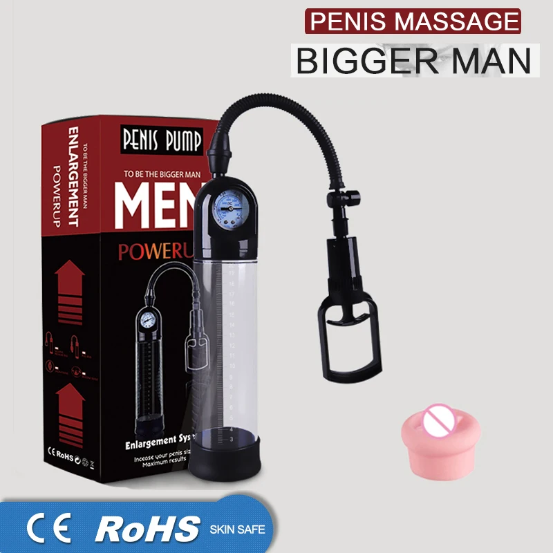 Penis Pump Penis Enlargement Vacuum Pump Penis Extender Man Sex Toys Penis Enlarger Adult Sexy Product for Men