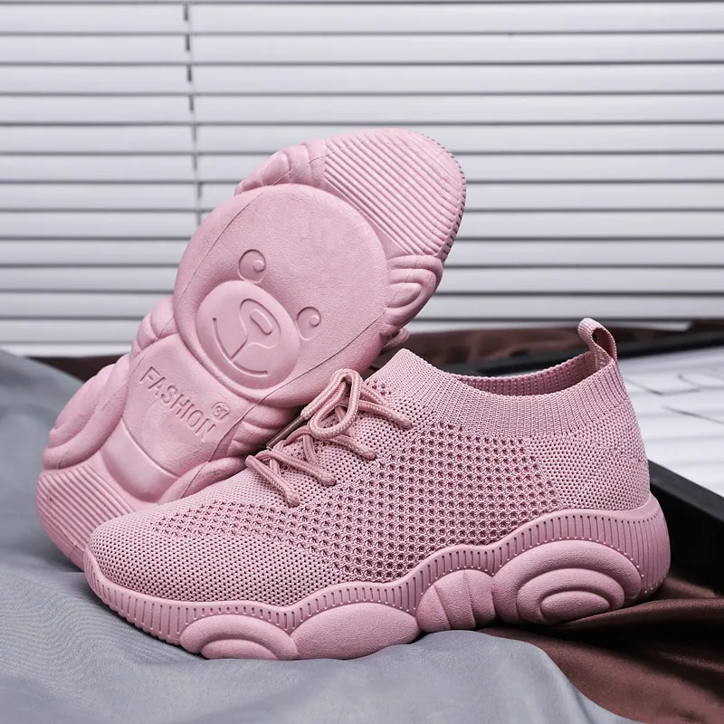 

2019 New Hot Women Causal Shoes Platform Basket Femme Height Increasing Ladies Round Toe Female Tenis Feminino Women Sneakers