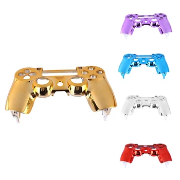 

Chrome Paint Skin Housing Shell Case Cover For Sony PlayStation 4 PS4 Controller-Blue