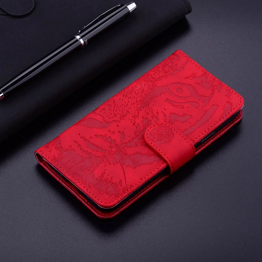 phone cases for xiaomi Tiger Leather Phone Case For Huawei P20 P30 P40 Lite Pro Y5 Y6 2019 Y5P Y6P Y8P P Smart  Z S 2020 Soft TPU Book Flip Back Cover phone cases for xiaomi