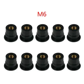 

2020 New M4/M5/M6 Rubber Well Nuts Blind Fastener Windscreen Windshield Fairing Cowl
