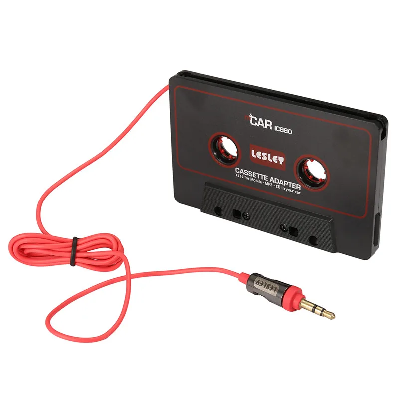 Универсальная автомобильная Кассетная Лента Стерео адаптер Лента конвертер для iPod для iPhone MP3/4 AUX кабель CD плеер 3,5 мм разъем