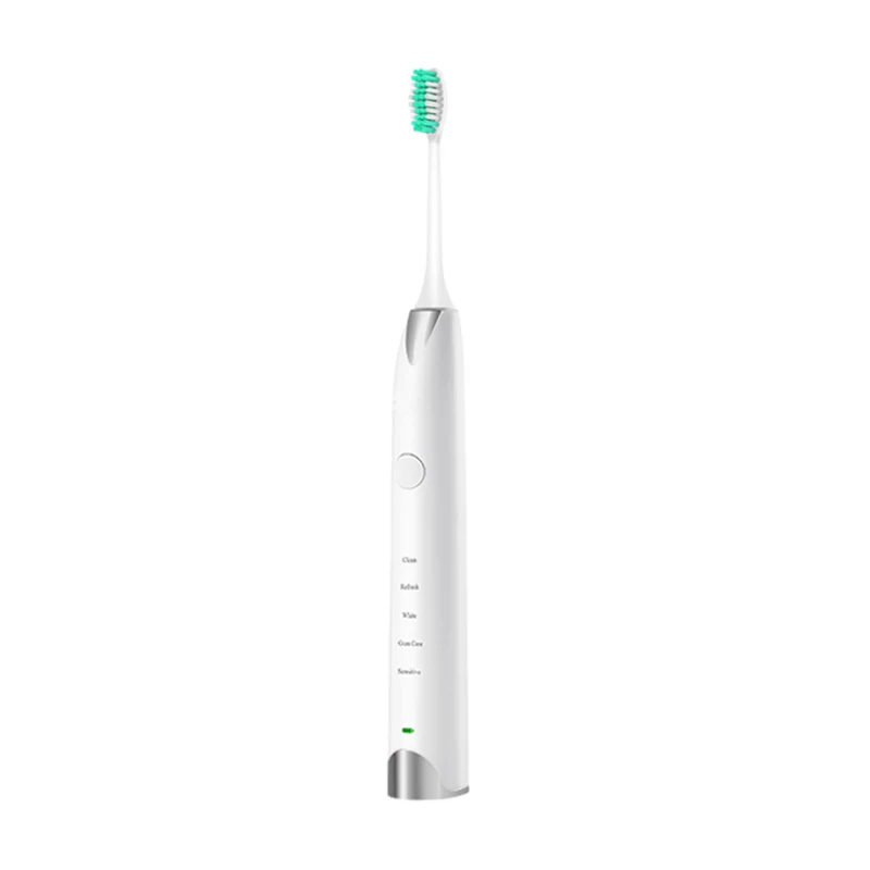 DXM Sonic Электрический таймер для зубной щетки зубы отбеливающая щетка 5 режимов usb зарядка Seago зубная щетка пара подарок товары для взрослых - Цвет: Белый