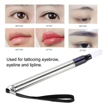 

Manual Microblading 3D Pen With LED Light Needle BladeTattoo Machine For Permanent Makeup Eyebrow Munsu Tebori Makeup