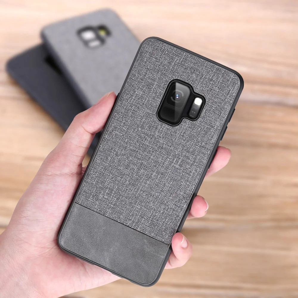 KISSCASE Fabric Cloth Phone Cases For Samsung S8 S9 S10 Plus S10E Note 8 9 A6 A8 2018 A3 A5 J3 J5 J7 2017 |