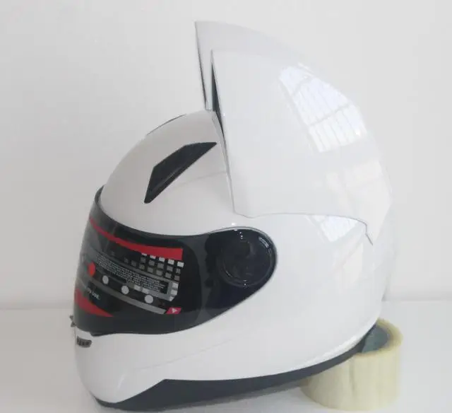 NITRINOS кошачий шлем мотоциклетный шлем беговые мужчины и женщины гоночный шлем четыре сезона анти-туман весь-над кошачьим ушным шлемом - Цвет: as picture 14