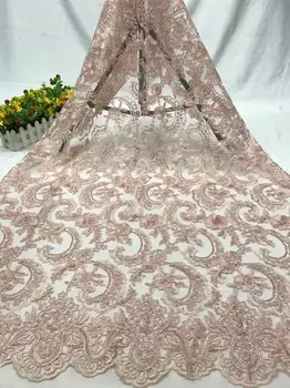 

Beautiful French tulle textile elegant party net lace fabric PAN489(5yards/lot) many color