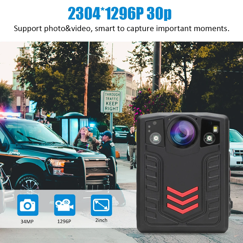 BOBLOV X22PLUS мини-видеокамеры HD 1296P ИК камера ночного видения 170 градусов безопасности карманная полицейская камера 64G записывающая камера