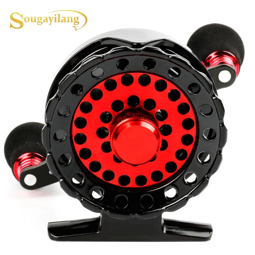 

Sougayilang Gear Ratio 2.6:1 Raft Fishing Reel Right Fly Fishing Wheel Former Rafting Ice Fishing Reel Fishing