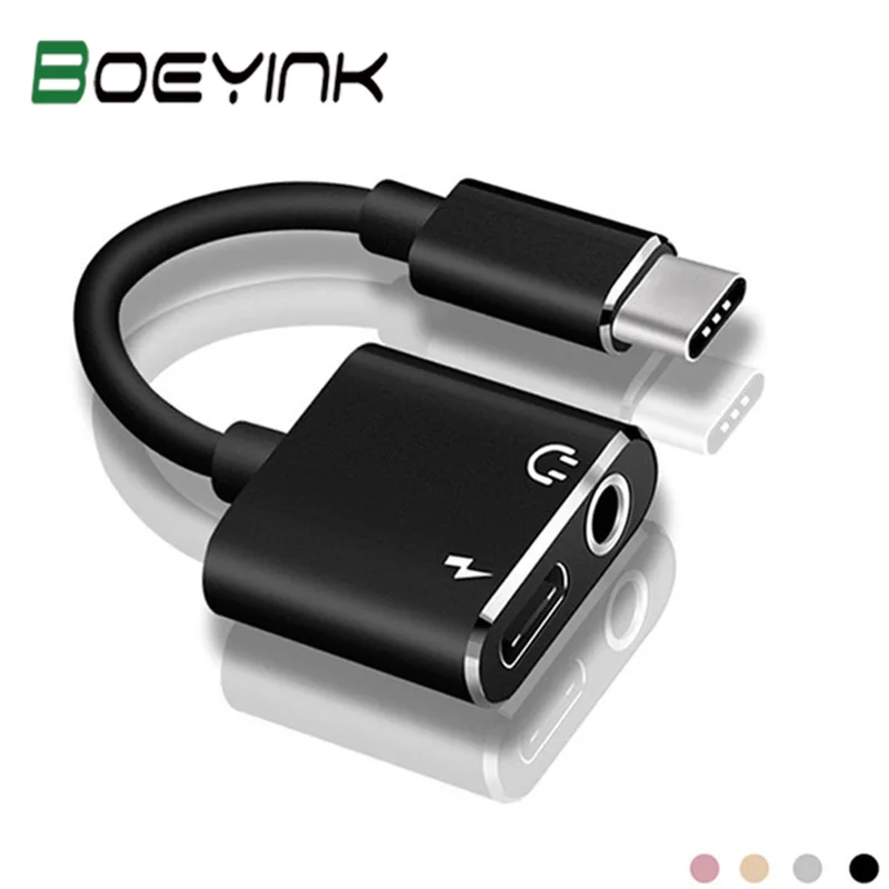Usb type C до 3,5 мм разъем для наушников адаптер для Leeco Le Max 2/Pro 3 S3 Aux аудионаушники с кабелем зарядное устройство зарядный USB-C конвертер