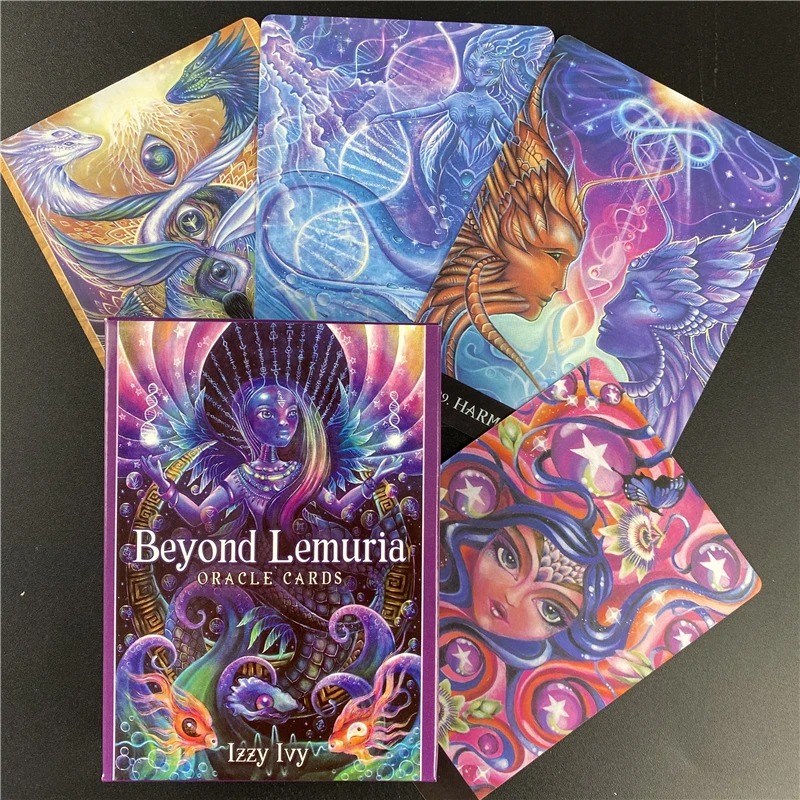 Beyond Lemuria-cartas de oráculo, juego de mesa, idioma inglés, adivinación, principiantes, Spirit Soul