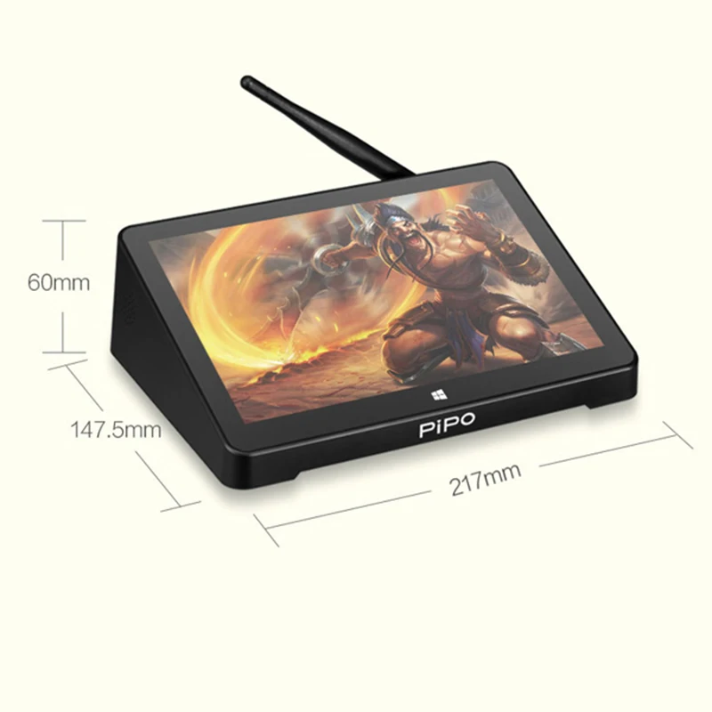 Pipo X9S Win 10 Мини ПК Intel Cherry Trail Z8350 четырехъядерный 1920X1080P 2G/32G Smart tv Box Bluetooth 4,0 HD медиаплеер 8,9 дюймов