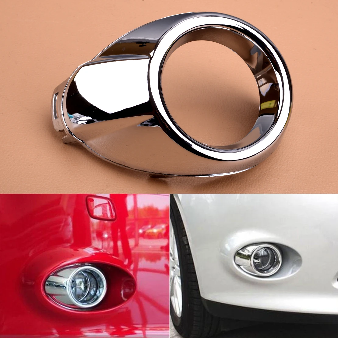ABS Chrome Car Front Right Fog Light Lamp Cover Bezel Trim Fit for Ford Focus 2012 2013 2014 | Автомобили и мотоциклы