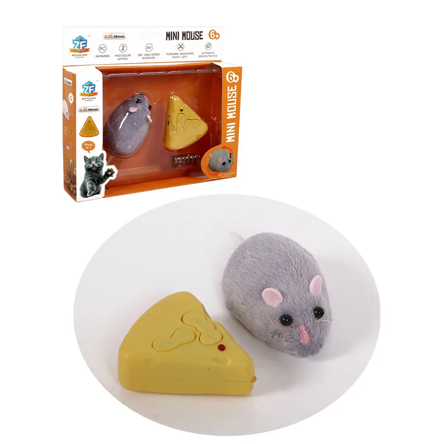 Cat Toy Wireless Fernbedienung Maus Elektronische RC Ratte Streiche Spielzeug 