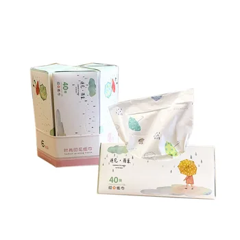 

6pack Thickened Disposable Napkins Cute Colorful Cartoon Printing Napkins Coffee Shop Paper Tissues