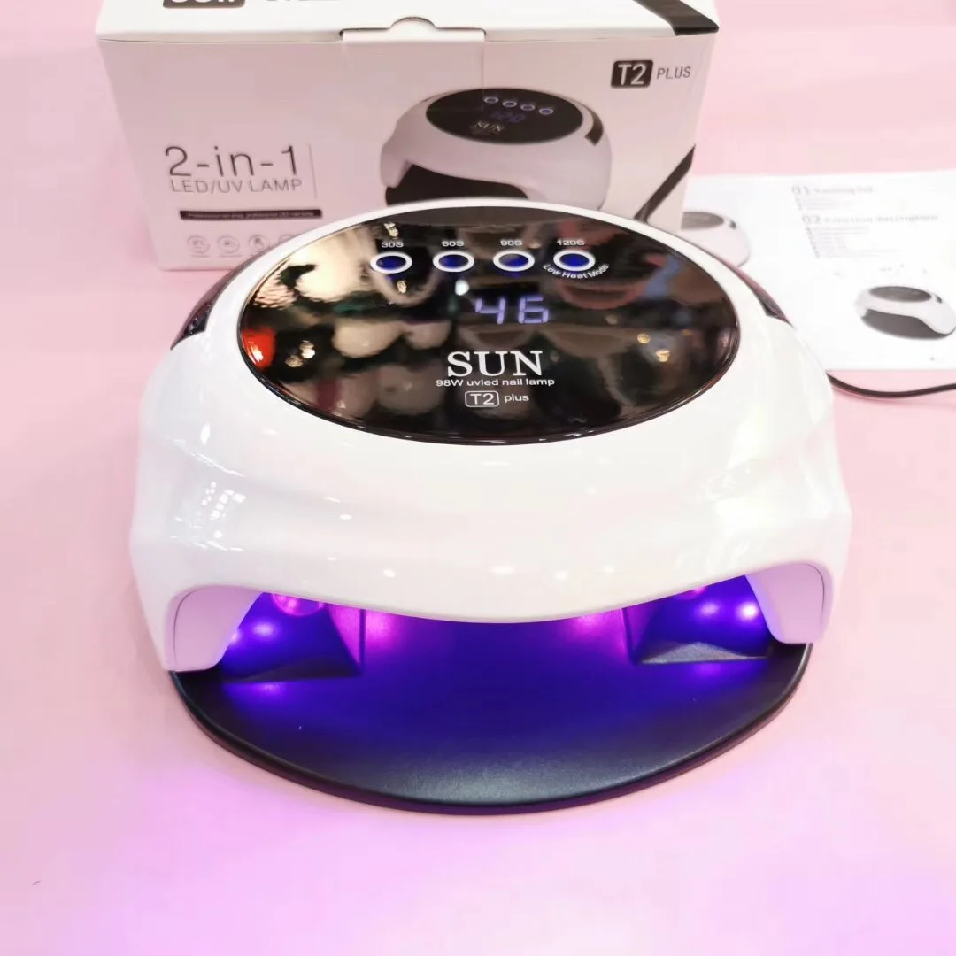 Online Kesinails 98W Nagel Lampe Maniküre UV LED Nagel Trockner Für Aushärtung Alle Gele Eis Lampe Für Professionelle Nagel Kunst DIY Design Werkzeuge