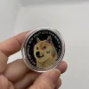 Beautiful WOW Gold Plated Dogecoin Commemorative Coins Cute Dog Pattern Dog Souvenir Collection Gifts ► Photo 3/4