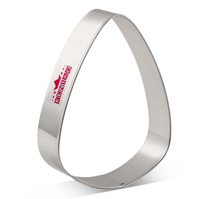 

KENIAO Candy Corn Cookie Cutter for Halloween Party - 7 x 10 cm - Biscuit / Fondant / Pastry Cutter - Stainless Steel