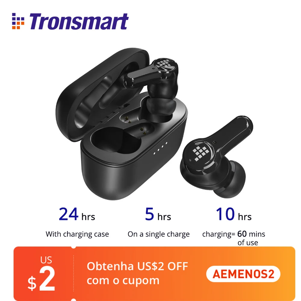 Active Noise Cancelling Tronsmart Onyx Apex Wireless Earphones For Bluetooth 5 2 Qualcomm Qcc3040 Support App Control Bluetooth Earphones Headphones Aliexpress