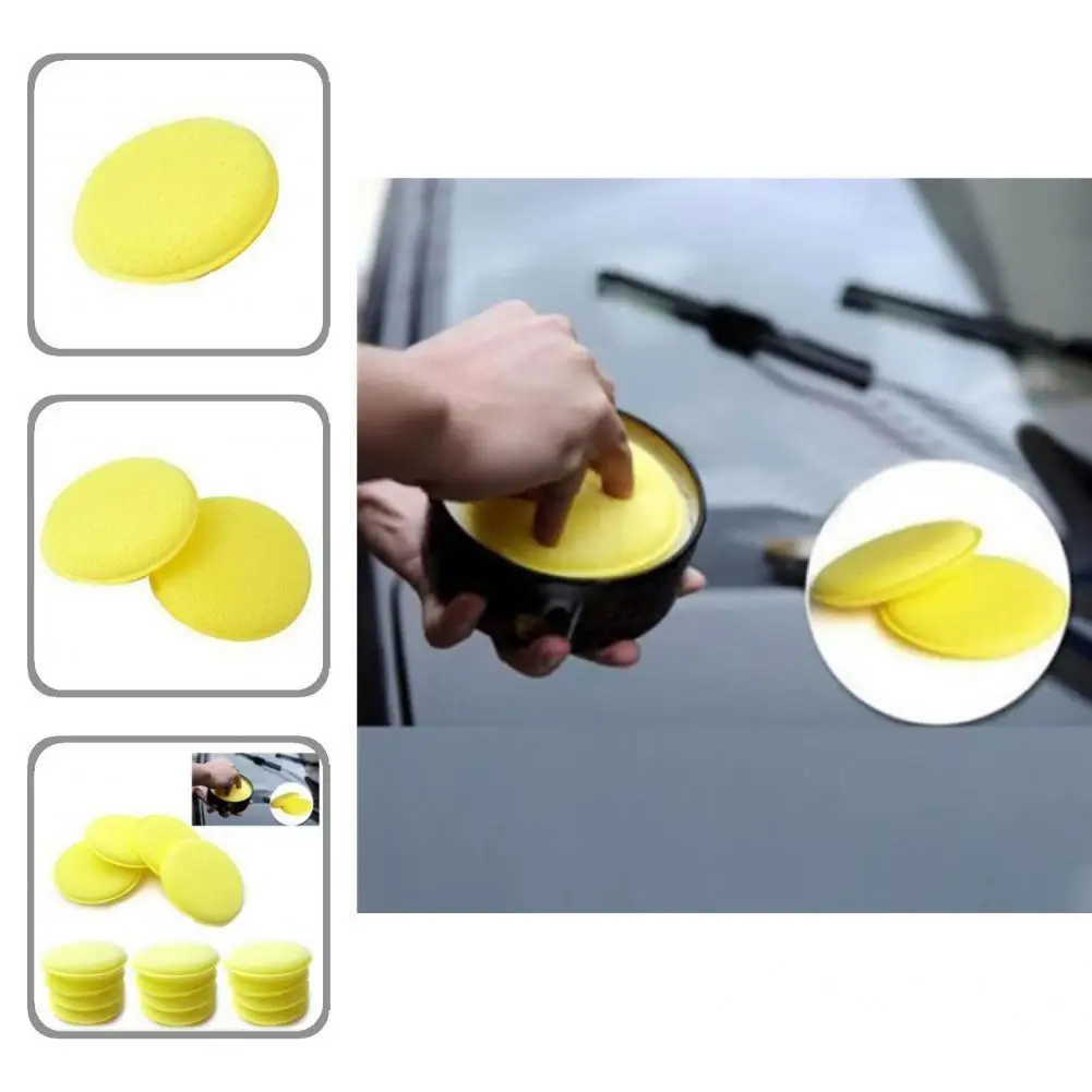 

Car Cleaning Pad High Density Wax Applicator Pad Polishing Easy to Apply High Quality Car Waxing Polish Foam Sponge