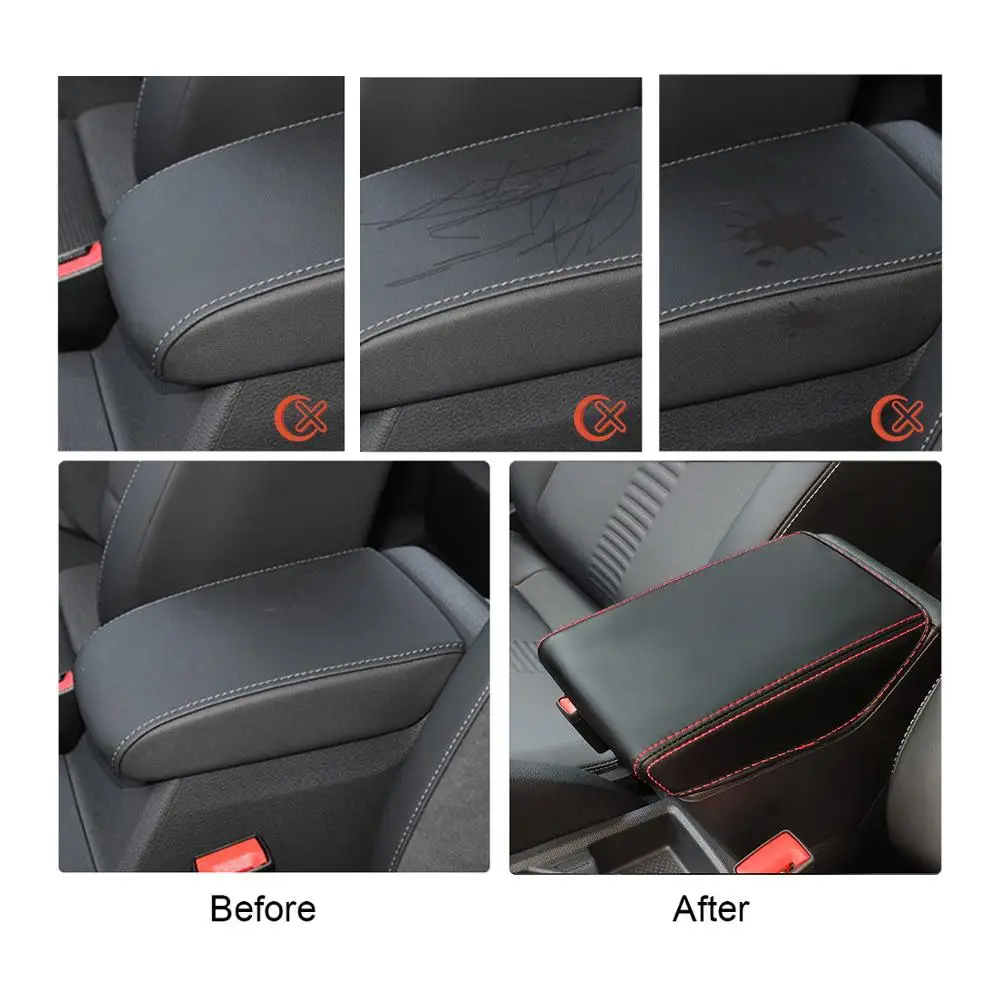 lfotpp car armrest box pad for polo mk6 ibiza typ 6f arona suv 2019 2020 car central control container auto interior accessories armrests aliexpress