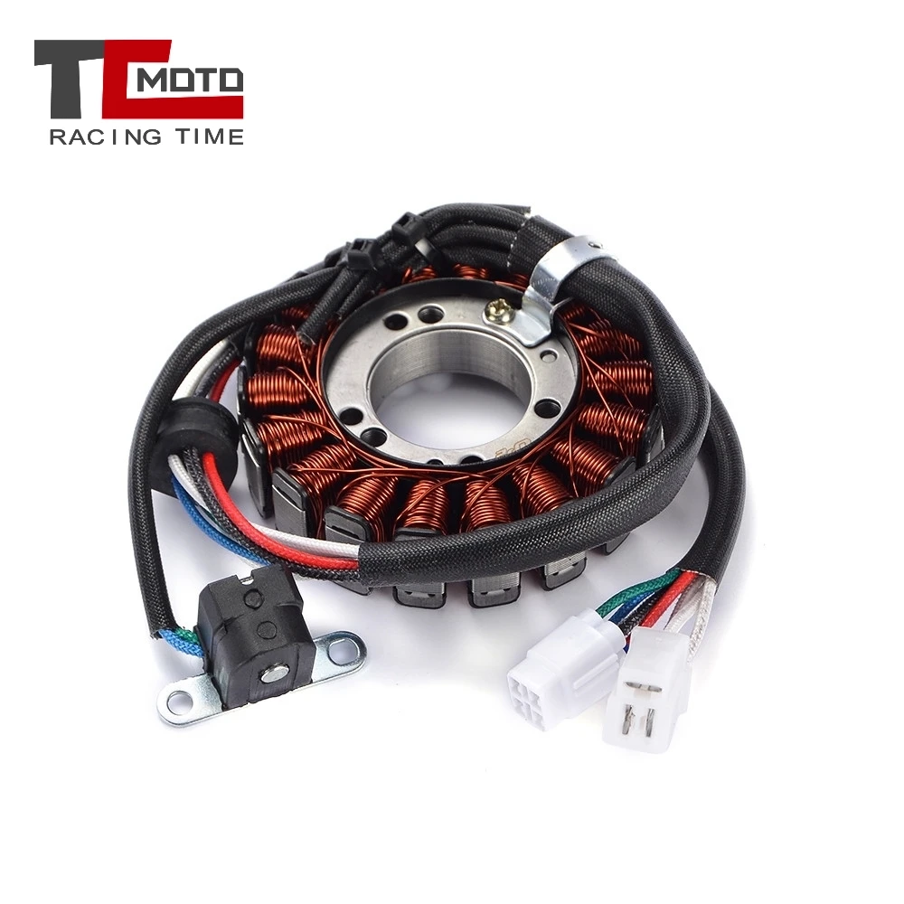

Катушка статора мотоциклетного магнитного генератора для Arctic Cat DVX400 DVX 400 2004 2006 2007 2008 ATV 3409026 3409-026