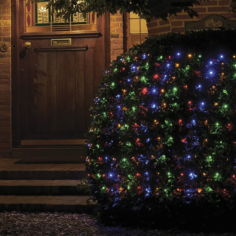 CANSHUO светодио дный 4 цвета LED Net Рождественские огни м 2 В м x 3 м Открытый 110 В в/220 В США/ЕС Plug водосветодио дный стойкие Светодиодные Чистая