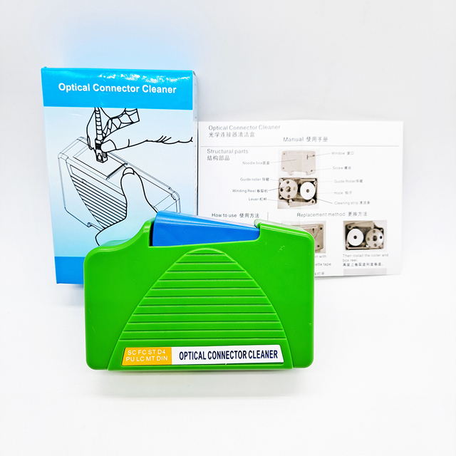 Shipping Optical Fiber Connector Cleaner/Fiber Optic Conector Cleaning Cassette, 500 times Cassette Cleaner
