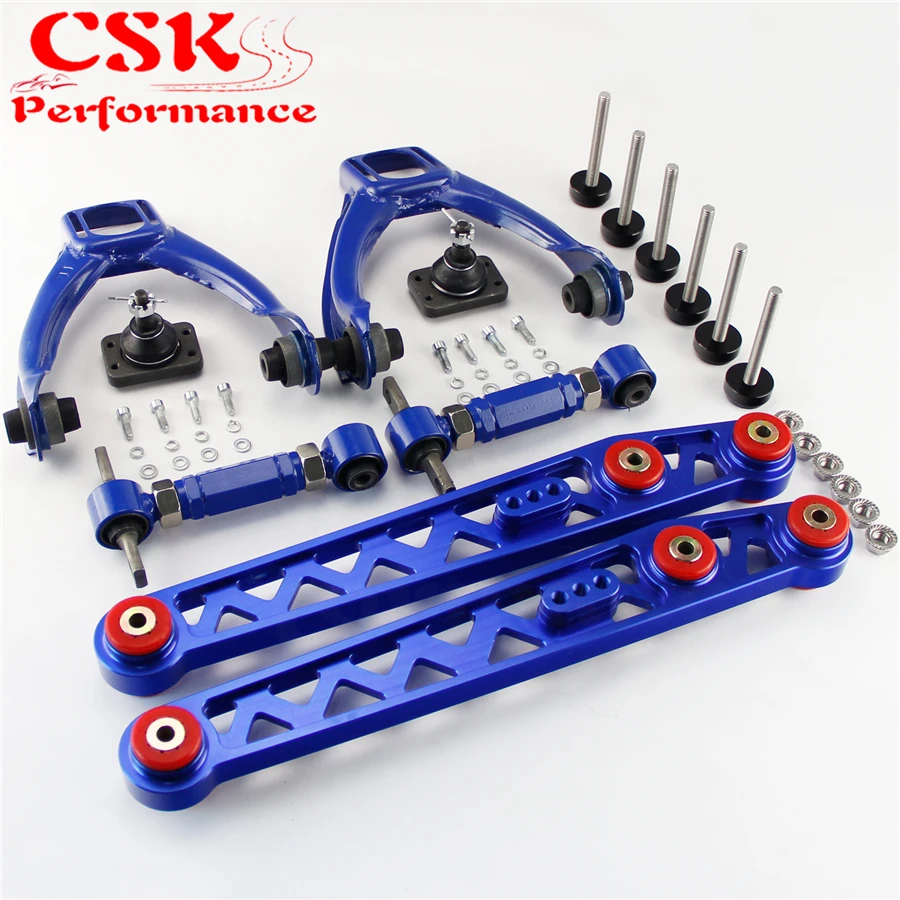 Нижний рычаг управления + Втулка шайбы Передний Задний Развал подходит для 96 00 Honda