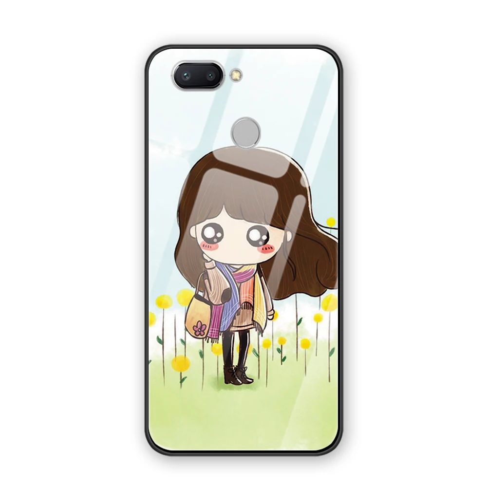 Cartoon Phone Case For Xiaomi Redmi 6 Cases Tempered glass Phone Case Redmi 6 Tempered glass Phone Cases - Цвет: 9442
