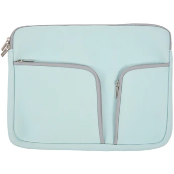 

Zipper portable handbag For 13" Laptop Mint green