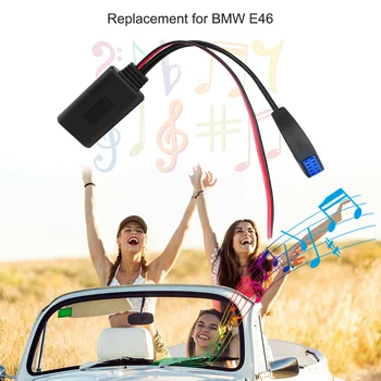 

Car AUX Audio Adapter BT Module 10pin Replacement for BMW E46