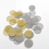 100pcs 16/20mm Thickened Multifunctional Hookah Water Pipe Brass Copper/Stainless Steel Tobacco Metal Filters Pipe Screen Gauze 1
