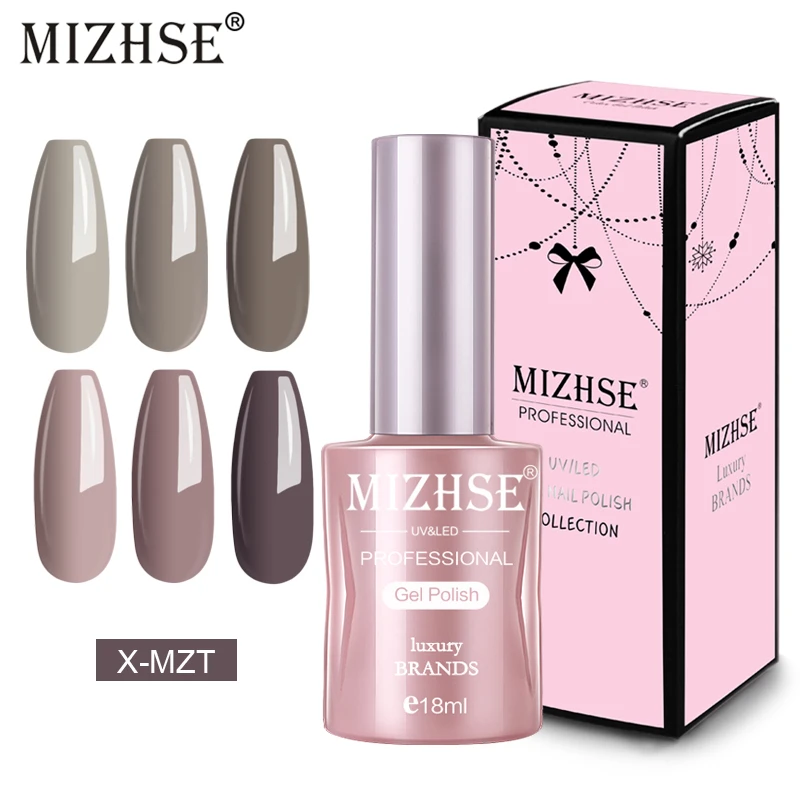 

MIZHSE Gel Polish Vernis Semi Permanant UV Gel Nail Polish Hybrid Nail Base And Top For Nails Soak Off Gel Polish Nail Art