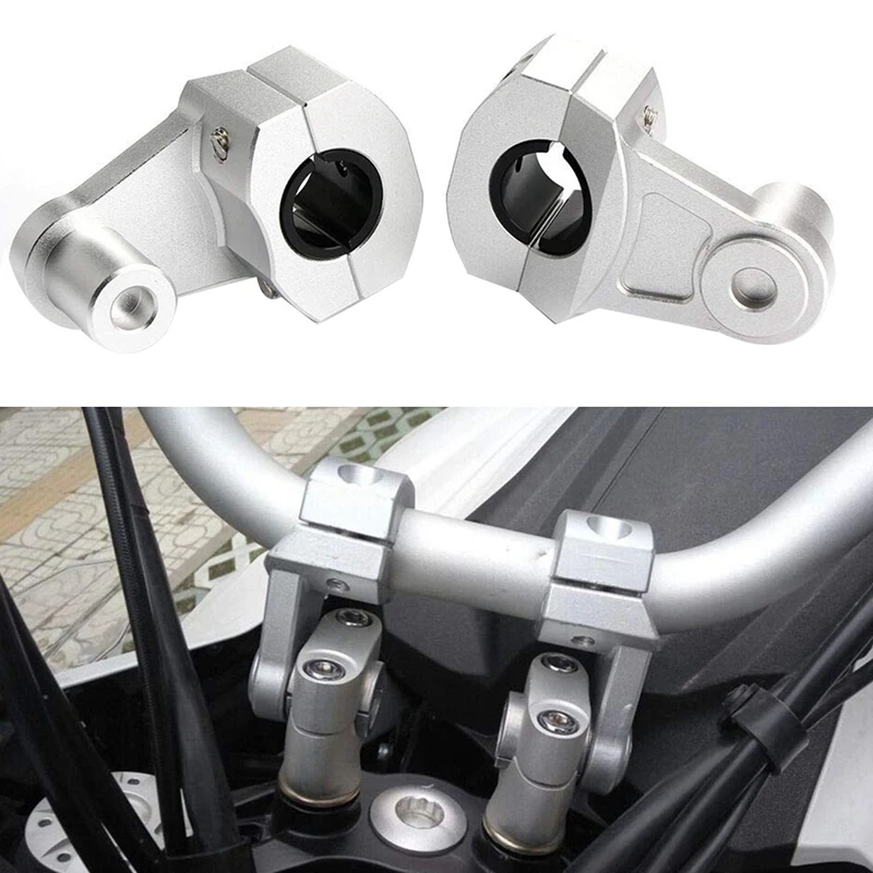 Motorcycle Handlebar Mount Universal Handcart Handlebar Clamps 22Mm-28Mm for Su zuki Yam aha B mw Hon da