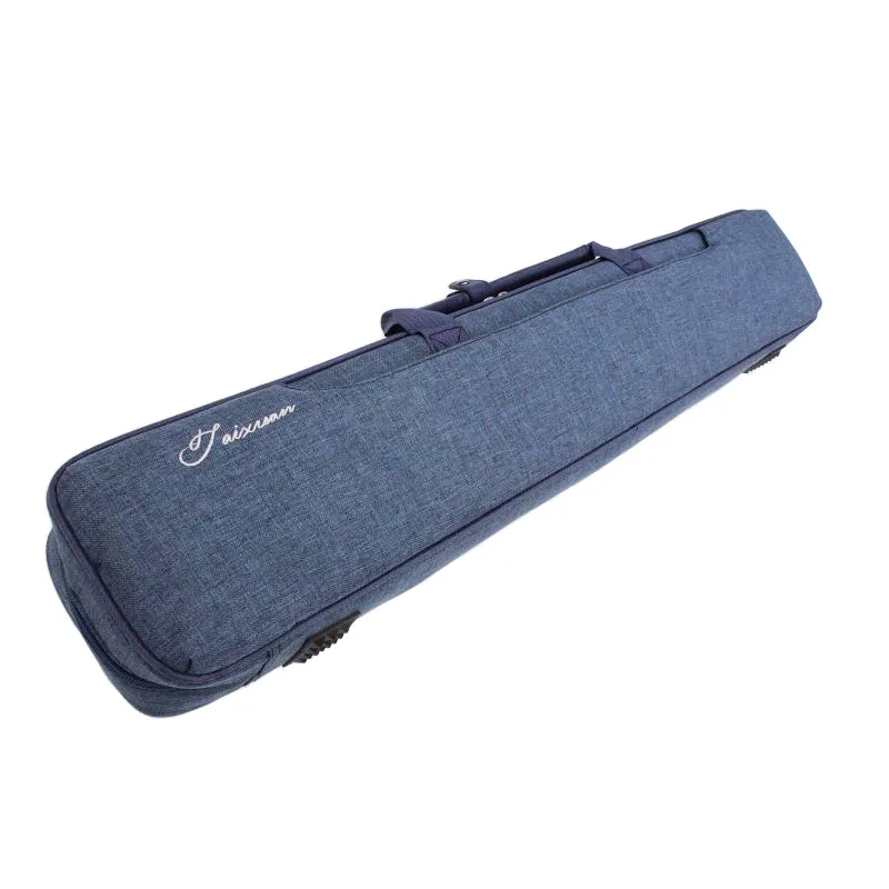  Billiard Pool Cue Case 7 Holes Oxford Cloth High Capacity Portable Carrying Case 1/2 Kit Profession