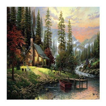 

Wall Landscape Oil Painting By Numbers Oil paintings Home Decoration Pictures Canvas Oil Painting Coloring By Number