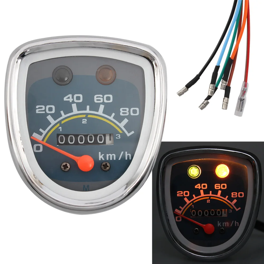 

Moto Accessory Vintage Speedometer Tachometer Gauge Instrument For Honda Passport Cub C50 C70 C90 C70K1 -D3 C70MK3 Deluxe 50
