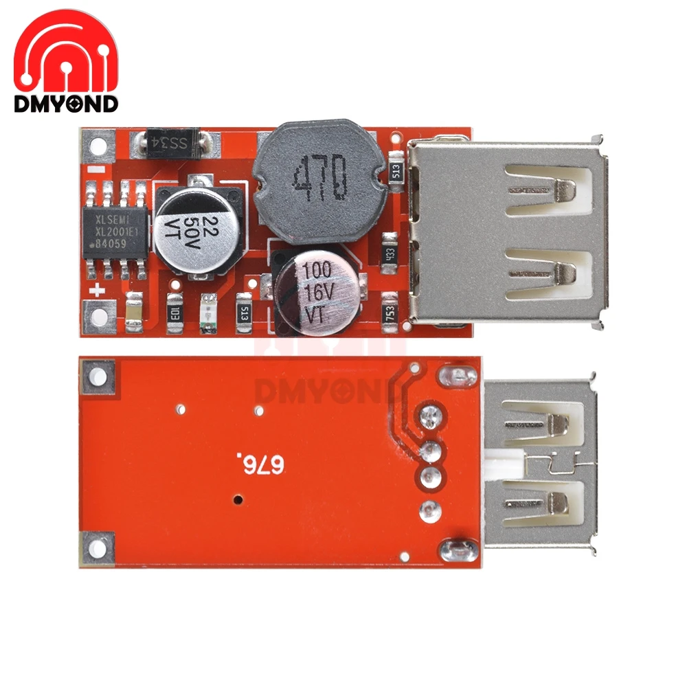 DC-DC Step Down Car Charging 9V/12V/24V to 5V Car Charger 3A Output USB Module Diy Electronic Diy Kit Pcb Board
