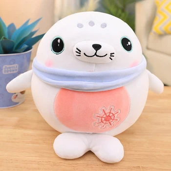 

Super cute navy seals plush toys soft animal seals dolls stuffed plsud doll for kids or lovers gift