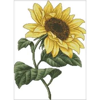 

A sunflower patterns Counted Cross Stitch 11CT 14CT 18CT DIY Cross Stitch Kits Embroidery Needlework Sets home decor