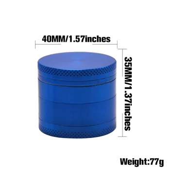 

10Pcs 4 Layers Mini Metal Tobacco Grinder Weed Grinder Zinc Alloy Dry Smoke Accessories Hemp Pepper Pot Spice Mill Grinder