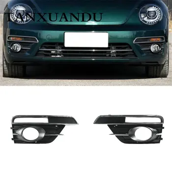 

Fit For 2017-2019 VW Beetle Grille Fog Light Grill Turn Signal Lamp Grille Chrome Trim 5C5857661K 5C5854662J High Quality