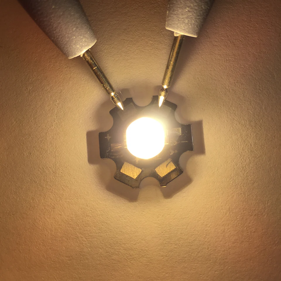 3200K with Heatsink 10 шт. светодиодный 3W-Диодная лампа лампада желтый RGB УФ-белый диодный светодиодный радиатор с металлической пластиной алюминиевая основа Звездный светильник для выращивания всего спектра - Цвет: 3200K with Heatsink