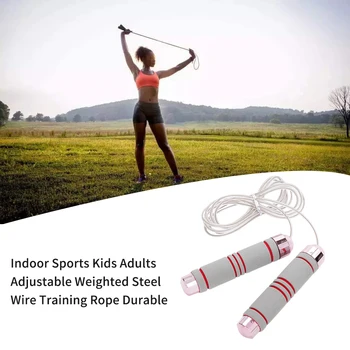 

Gym Steel Wire Adjustable Weighted Durable Indoor Sports Workout Exercise Tools Jumping Body Shaping Training Rope Loss Weight