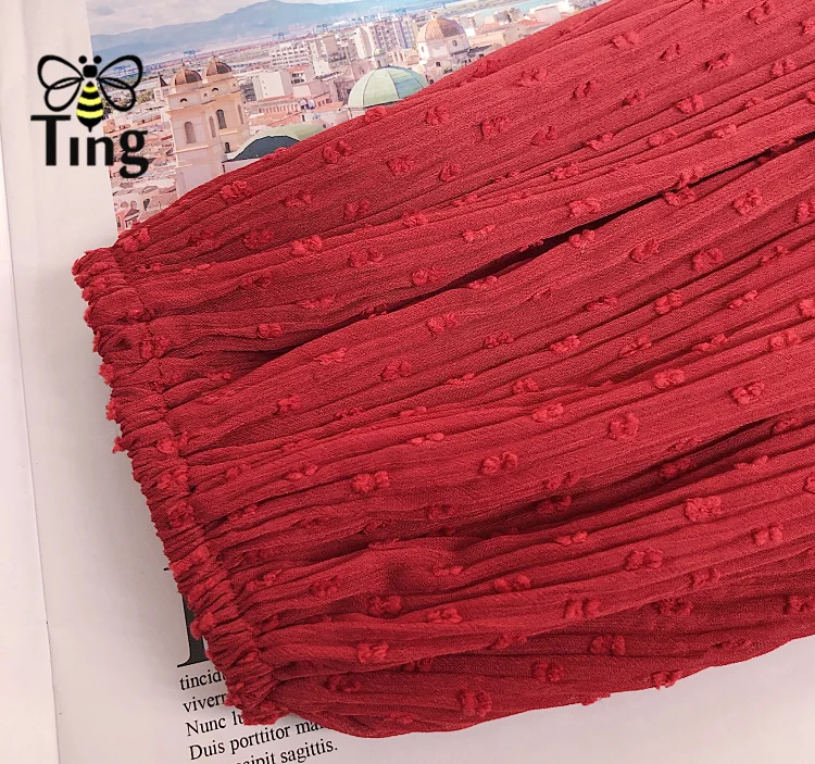 Tingfly весенние дизайнерские Ruched плиссированные платье миди прямого кроя Однобортный легко отстегивающимися пуговицами вечерние платья с Sahes Повседневное работы Vestid