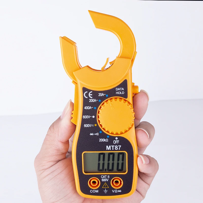 

MT87 Clamp Meters LCD Digital Multimeter AC/DC Voltmeter AC Ammeter Ohmmeter High Quanlity Clamp Meters